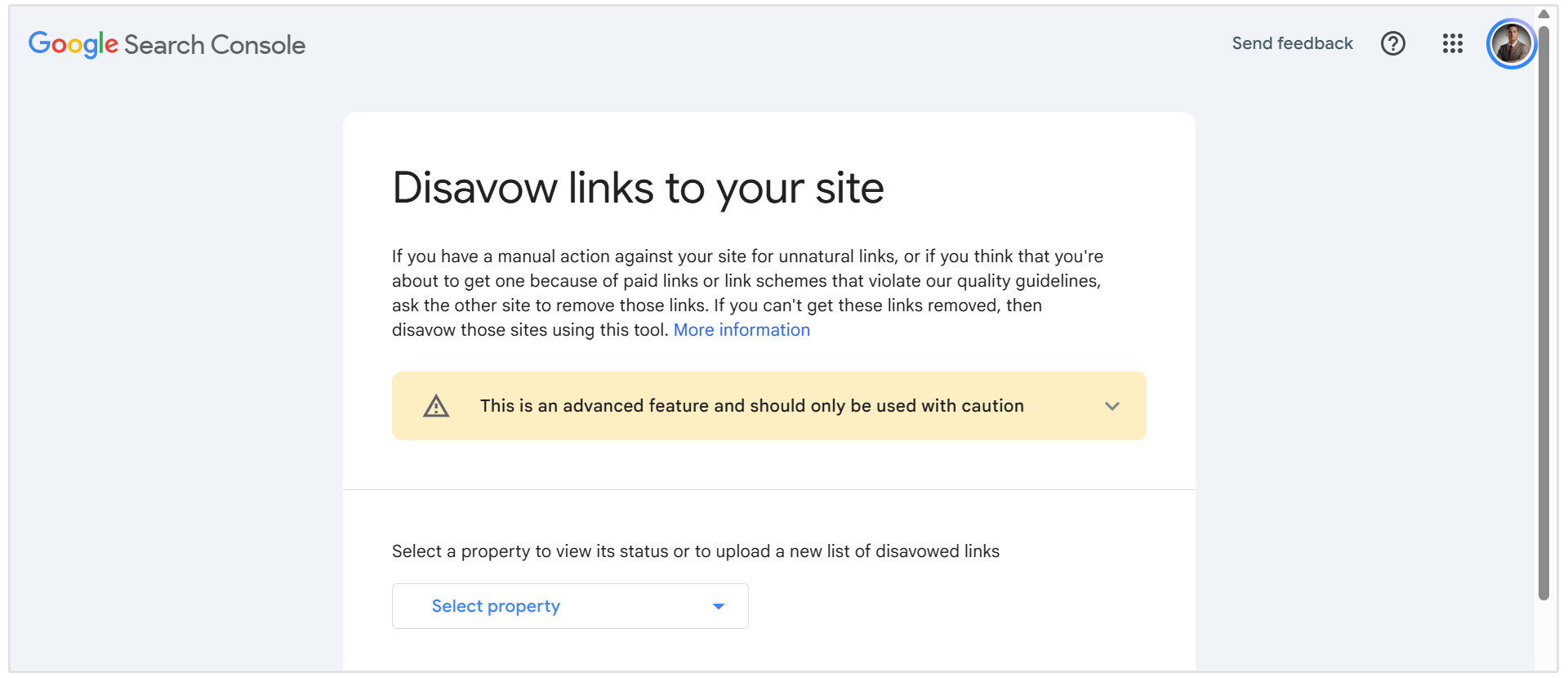 Google Disavow Tool